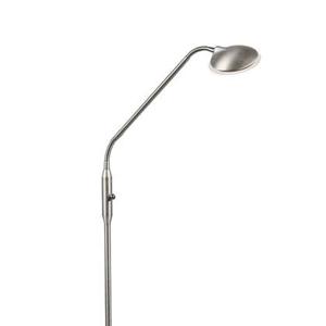 QAZQA Moderne vloerlamp staal incl. LED - Eva