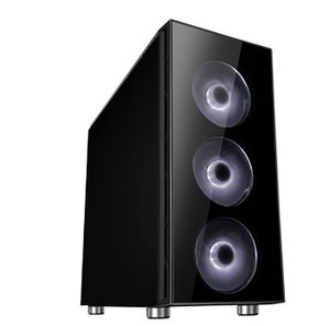 Cooltek Zwei RGB Midi-tower PC-behuizing Zwart