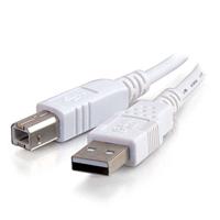 C2G 5 Meter USB-printerkabel, USB 2.0 A tot B-kabel. Compatibel met printers en scanners van HP, Epson, Brother, Samsung, Cannon en alle andere USB A/B apparaten