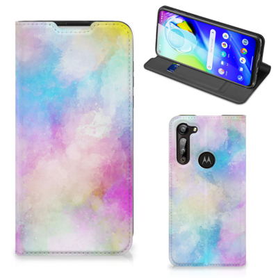 Bookcase Motorola Moto G8 Power Watercolor Light Bookcase Motorola Moto G8 Power Watercolor Light