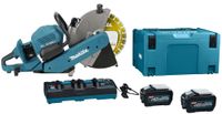 Makita CE002GT202X | XGT 2x40 V Max Doorslijper 355mm | 2 x 5.0 Ah accu + duo snellader | met AWS zender | In Mbox - CE002GT202X - thumbnail