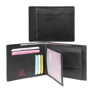 dR Amsterdam Waxi Billfold RFID L Zwart