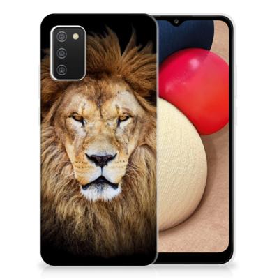 Samsung Galaxy A02s TPU Hoesje Leeuw Samsung Galaxy A02s TPU Hoesje Leeuw