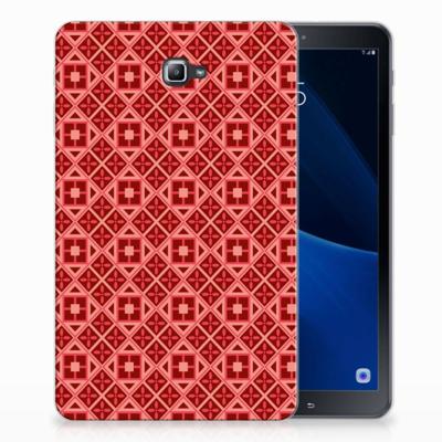 Samsung Galaxy Tab A 10.1 Hippe Hoes Batik Rood