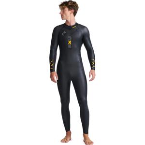 2XU Propel:1 lange mouw wetsuit zwart/oranje heren MS