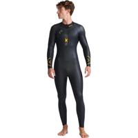 2XU Propel:1 lange mouw wetsuit zwart/oranje heren MS - thumbnail