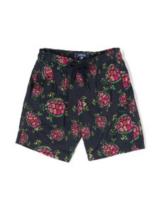 Vilebrequin Kids short de bain à fleurs - Bleu