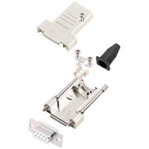 encitech DTSL09-LJSRG-T-DMS-W-K 6355-8040-31 D-sub female connectorset 180 ° Aantal polen: 9 Soldeerkelk 1 stuk(s)