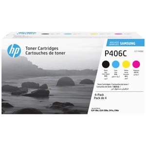 HP Tonercassette Samsung CLT-P406C SU375A Origineel Zwart, Cyaan, Magenta, Geel 1500 bladzijden