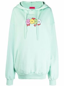 IRENEISGOOD hoodie oversize à logo imprimé - Vert