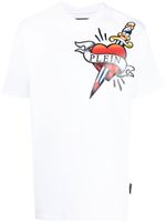 Philipp Plein t-shirt à imprimé graphique - Blanc - thumbnail