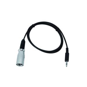 Eurolite DMX-Adapter IN DMX Adapter [1x Jackplug male 3,5 mm - 1x XLR-stekker] 1.00 m