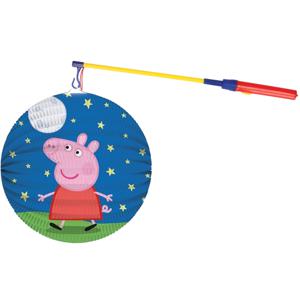 Sint Maarten setje - Peppa Pig lampion 25 cm met lampionstokje 40 cm