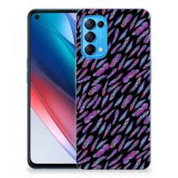 OPPO Find X3 Lite | Reno5 5G TPU bumper Feathers Color