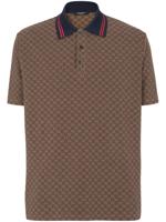 Balmain Poloshirt met monogram - Bruin