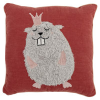 Bloomingville Kussen Roze Katoen 40cm.H