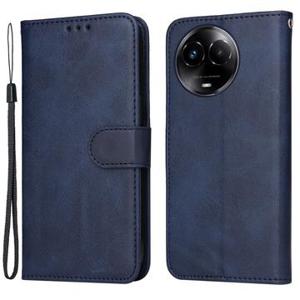 Realme C67/11 5G Wallet Case met Magnetische Sluiting - Blauw