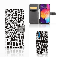 Samsung Galaxy A50 Telefoonhoesje met Pasjes Slangenprint - thumbnail