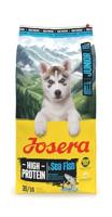 JOSERA Junior High Proteïne, zeevis (1 x 12,5 kg) | Premium droogvoer actieve honden vanaf 6 weken | zalm & zoete aardappel | graanvrij & eiwitrijk | L-carnitine & taurine | 1 stuk verpakt