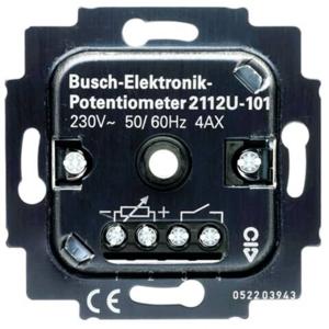 Busch-Jaeger 2112 U-101 Ingebouwd Dimmer Zwart