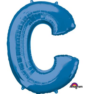 Amscan Folieballon Letter C 63 X 81 Cm Blauw