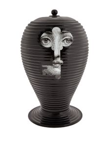 Fornasetti "Bitossi Ceramiche" Vase - Noir