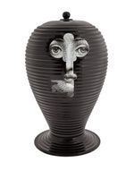 Fornasetti "Bitossi Ceramiche" Vase - Noir - thumbnail