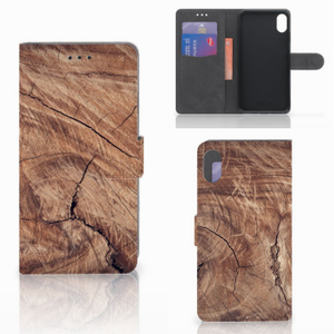 Apple iPhone Xs Max Book Style Case Tree Trunk