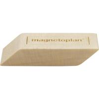 magnetoplan Design Magnets Wood Series, 4 stuks, premium magneten van berkenhout, vierkant, FSC-gecertificeerd