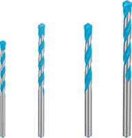 Bosch 4x EXPERT CYL-9 MultiConstruction boorset (voor beton, zachte tegels, Ø 5,5-8 mm, professionele accessoire klopboor/aandrijving, roterende boormachines)