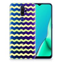 OPPO A9 2020 TPU bumper Waves Yellow