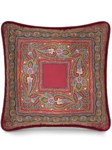 ETRO HOME coussin à motif cachemire - Rouge