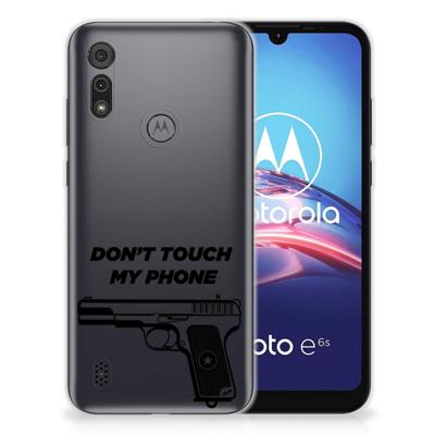 Motorola Moto E6s Silicone-hoesje Pistol DTMP