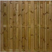 Schutting tuinscherm 180x180cm 19 planks - thumbnail