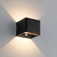 Kubus lamp 'Aria' draadloos Accu oplaadbaar modern led USB C PIR sensor