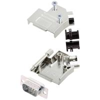 encitech D45ZK09-DMP-W-K 6355-8003-21 D-sub male connectorset 45 ° Aantal polen: 9 Soldeerkelk 1 stuk(s)