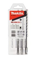 Makita Accessoires P4S: SDS-PLUS boor 3-dlg set - 6/8/10x160 mm - B-12332 - thumbnail