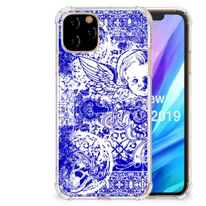 Extreme Case Apple iPhone 11 Pro Angel Skull Blauw