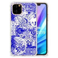 Extreme Case Apple iPhone 11 Pro Angel Skull Blauw