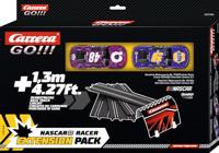Carrera GO!!! Track Extension Pack - NASCAR Racer, 1,3 meter, 4 rechte secties en tunnelsectie