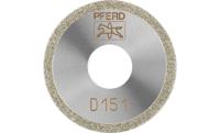 PFERD 68403015 D1A1R 30-1-10 D 151 GAD Diamanten doorslijpschijf Diameter 30 mm Boordiameter 10 mm Duroplast, Glas, Hardmetaal, Schurende materialen, Technisch - thumbnail