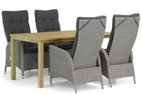 Garden Collections Lincoln/Weston 160 cm dining tuinset 5-delig