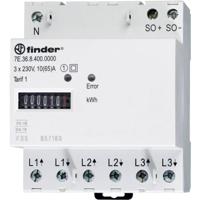 Finder 7E.36.8.400.0010 kWh-meter 3-fasen Mechanisch 65 A Conform MID: Ja 1 stuk(s) - thumbnail