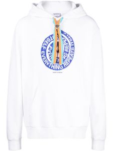 Marcelo Burlon County of Milan hoodie en coton à imprimé spirale - Blanc