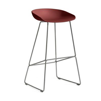 HAY About a Stool AAS 38 barkruk H75 RVS Brick