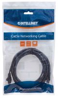 Intellinet 320764 RJ45 Netwerkkabel, patchkabel CAT 5e U/UTP 3.00 m Zwart 1 stuk(s) - thumbnail