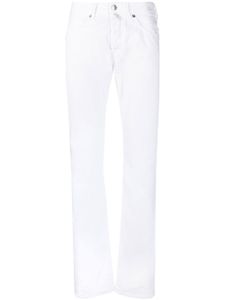 Incotex pantalon à coupe slim - Blanc