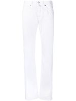 Incotex pantalon à coupe slim - Blanc - thumbnail