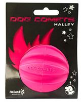 Dog Comets Ball Halley hondenspeeltje – Ø6 cm - Honden speelgoed – Natuurlijk rubber – Roze