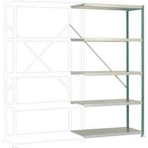 Manuflex RP1120.0001 Magazijnstelling uitbreidingsmodule (b x h x d) 1000 x 2000 x 600 mm Staalbodem